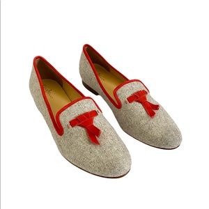 Cole Haan Nike Air Grey and Coral Loafer Flat